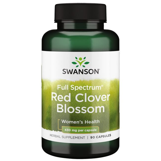 Swanson Red Clover Blossom 430 mg 90 Capsules