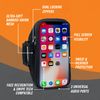 Armpocket X armband fits iPhone X - Full Screen Touch Sensitive - Medium Strap - Black