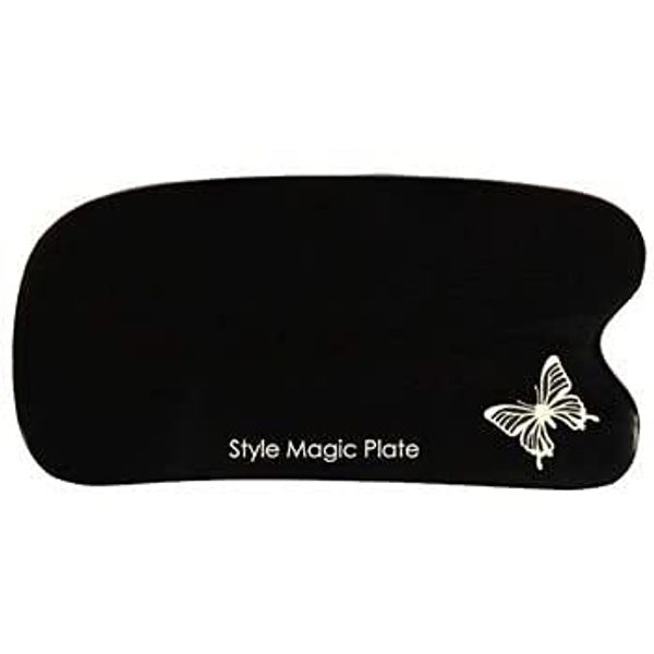 Kasa "Style Magic Plate" Black with Buffalo Horns