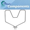 Replacement for General Electric JBS03V1 Bake Element - Compatible with General Electric WB44X5082 Oven Heating Element