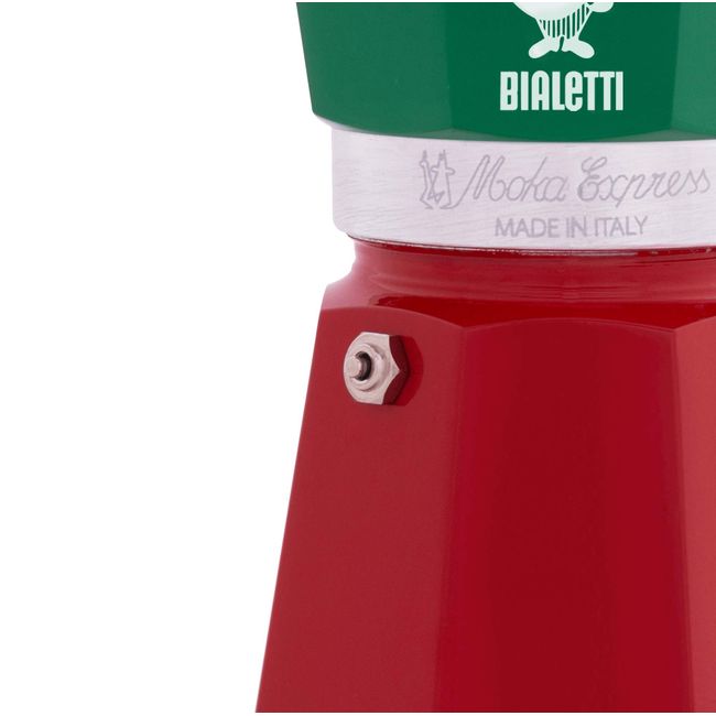 Bialetti - Moka Espress: Iconic Stovetop Espresso Maker, Makes Real Italian  Coffee, Moka Pot 6 Cups (6 Oz), Aluminium, Red