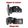 1965 - 1966 Mustang Replacement Upper and Lower Door Hinge Set - Driver Side