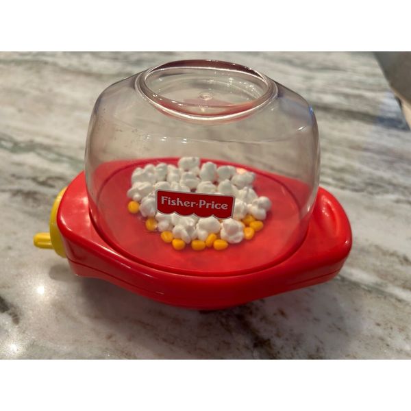 Fisher Price Poppity Popcorn Maker Fun with Food 1997 EUC