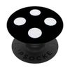 Black White Dots PopSockets Adhesive PopGrip