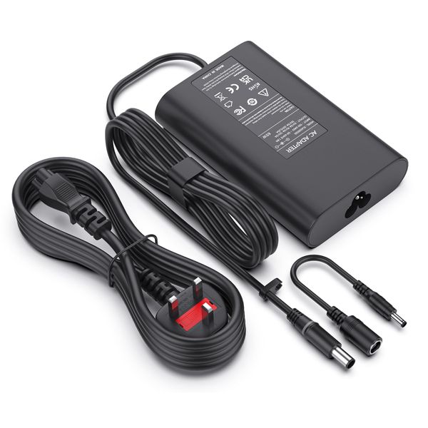 65W Dell Laptop Charger AC Adapter Power Supply for Dell Inspiron 15 13 14 17 11 3000 5000 7000 3793 5558 5559 5570 5593, Latitude 3520 3420 3510 3410, Vostro 15 14 3000 3558 5468 5590,XPS 11 12 13