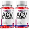 (2 Pack) Rapidslim ACV Gummies 1000MG Rapidslim Formula Max Vitamin 120 Gummies