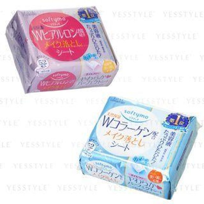 Kose - Softymo Makeup Removal Sheet Refill 52 pcs - 4 Types