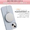 ZENIX DESIGN TECH iPhone 12 Case, Magnetic Ring, Stand, Back Storage, Silicone, Compatible with Magsafe, ZX-softhinge (Champagne)