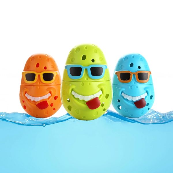 SASBSC Diving Eggs Pool Toys for Kids: 3PCS Diving Toys Swimming Underwater Training Water Toys for Kids Ages 4-8, Fun Pool Eggs Dive Toys for Kids Ages 8-12