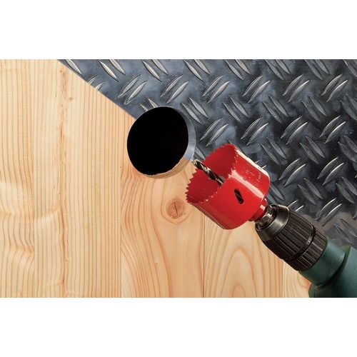wolfcraft Bi-Metal Hole Saw I 5464000 I For drywall materials, wood, plastics and metals, cutting depth 40 mm