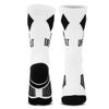 ChalkTalkSPORTS Ski Performance Crew Socks - Everyday Casual Ski Socks - I'm Difficult Double Black Diamond Large - Skiing Mid-Calf Socks - Adult