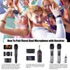 Dual UHF Supercardioid Handheld Wireless Vocal Microphone System Mic 10 Channel