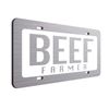 Beef Farmer Car Tag- Cattle Farmer License Plate