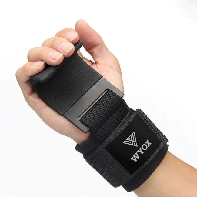 Mua WYOX Professional Lifting Straps Hooks  7mm Thick Neoprene Padded Hand  Wrist Wraps for Weightlifting Grip Support - Ideal Deadlift Wrist Straps  Gym Gloves for Women Men trên  Mỹ chính