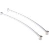 Chrome Rear Fender Rail Support Bracket Mount Holder For Harley Cruiser Custom Bobber