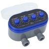 CHARMMA Water Timer Blue and Gray ABS Plastic Compact Height-Adjustable,Sprinkler Controls-147889