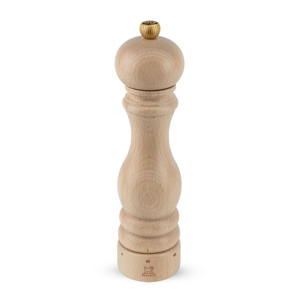 PEUGEOT - Paris u'Select 22 cm Pepper Mill - 6 Predefined Grind Settings - Made With PEFC Certified Wood - Made In France - Natural Colour