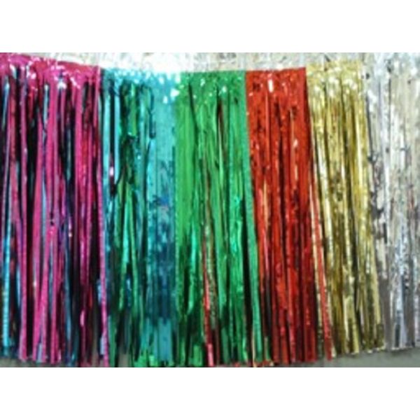 Multi Color Metallic Curtain 3 Ft Wide X 8 Ft Long