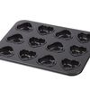 Silicone Coated Muffin Top with 12 Heart Muffins