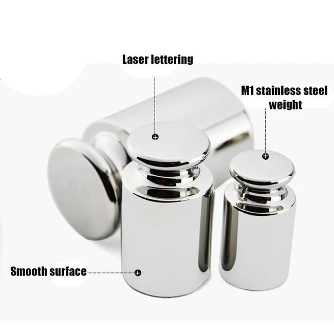 Gram Scale Calibration Weight Set - 1g 2g 5g 10g 20g 50g 100g