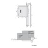 ABUS 279522 FAS101 S EK Sturdy Hinge-side Security Device Silver