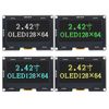 Hailege 2.42" SSD1309 128x64 IIC I2C OLED Display Module 2.42" OLED LCD Display Module (IIC Yellow)