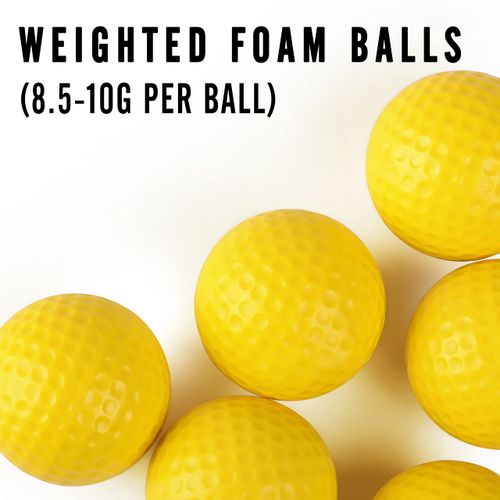 CHAMPKEY Practice Foam Golf Balls 16 or 32 Pack | Limited Flight Golf Balls | True Spin and Feel Training Golf Practice Balls（16 Pack）