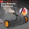 Pyle 24” Heavy-Duty Magnetic Sweeper w/ Wheels- Strong  & Durable Construction