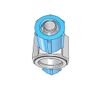 Festo 6287 Model TK-1/4-PK-6-KU Ring Piece