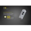 Nitecore TIP USB Rechargeable Keychain Light - 360 Lumens - Red w/USB Cable