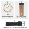 uxcell PU Leather Loops Replacement Retaining Ring Keeper for 20mm Width Watch Band, Black 2 Pcs