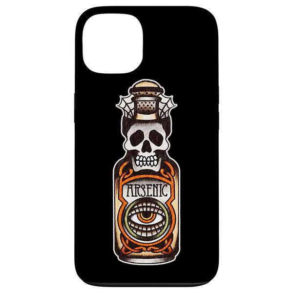 Poison Bottle Spooky Skull Case for iPhone 13