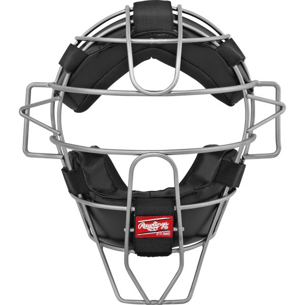 Rawlings Lightweight Hollow Wire Umpire Mask, Black, Adult