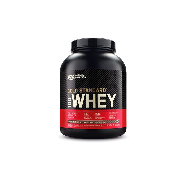 Optimum Nutrition Gold Standard 100% Whey Protein Powder, Extreme Milk Chocolate, 5 Pound (Packaging May Vary)