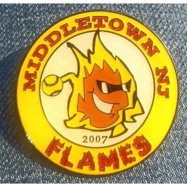 Middletown Flames NJ 2007 Fastpitch Softball Hat Pin