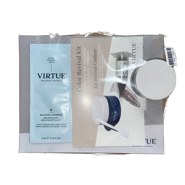 Virtue Color Revival Kit Hair Recovery Shampoo, Conditioner, More New As Picture