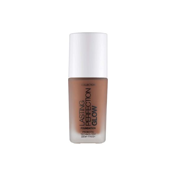 Collection Cosmetics Lasting Perfection Glow Foundation, Medium to Full Coverage, 27ml, Dark Mocha