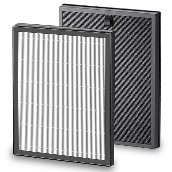 Prestivair HAP602 Air Purifier Replacement Filter Compatible with ECOSELF HAP602/HAP602WF Air Purifier, 2 Pack Filter, Clean Life