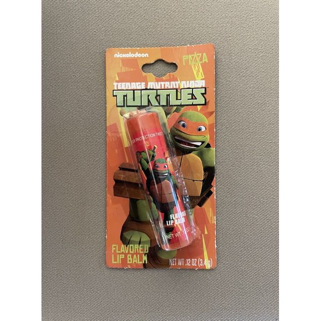 .12 Oz. Teenage Mutant Ninja Turtles “Pizza” Flavored Lip Balm, New In Package