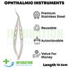 Inamura Capsulorhexis Cross Action Forceps 1.5 mm Tip Ophthalmic Eye Instruments