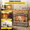 Fireplace Screen Spark Guard Protector Single Panel Free Standing Home Decor