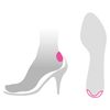 Puffyjell Puffy Gel Heel Adjusters, Clear, 1 Pair, clear