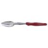 Vollrath 13-13/16 S/S Perforated Spoon with Red Handle