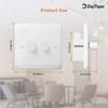 Zigtiger Dimmer Switch (2 Gang/Brakelite)