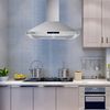30in Wall Mount Kitchen Range Hood Vent 700CFM Stainless Steel Touch Control New