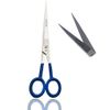 Professional Hairdressing Scissors Hair Cutting Scissors Shears for Barber Salon Home - with Antibacterial Comfort Rubber Grip 100% Stainless Steel (Blue)