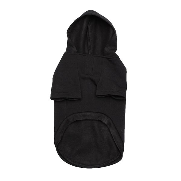 Official US Army Licensed Dog Hoodie with Hood & Velcro Fastening - Black / 2XL