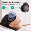 Weighted Eye Mask for Sleeping, Blackout 3D Contoured Sleep Mask with Adjustable