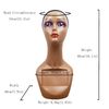 KimRuima Realistic Mannequin Head For Wig Display JRM010 (Light Brown)