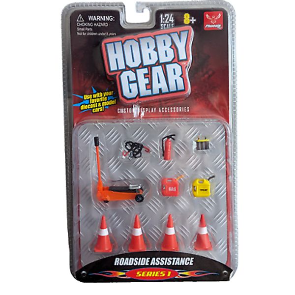 1:24 Roadside Assistance Accessory Set by Hobby Gear HG16052 Model Display